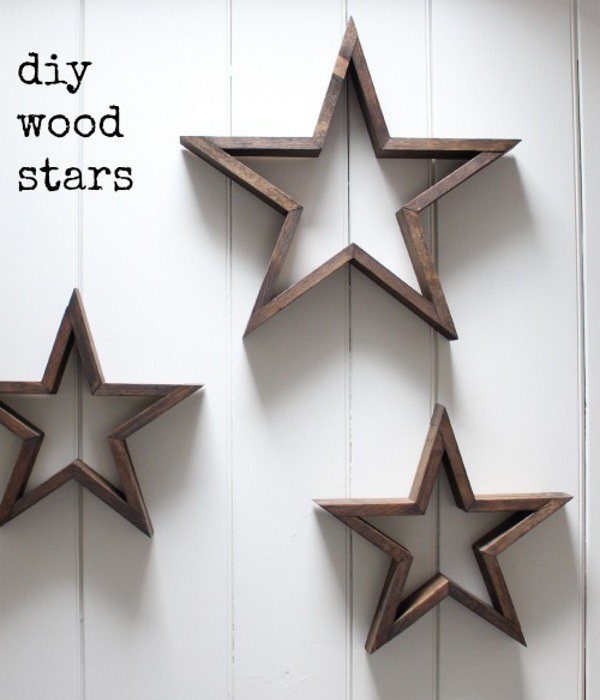 wood stars